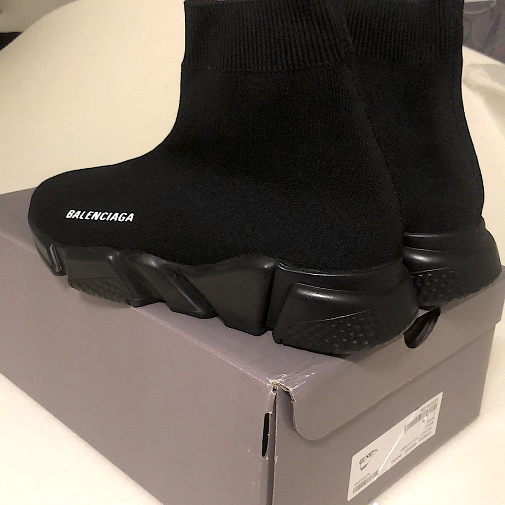 Black sneakers
